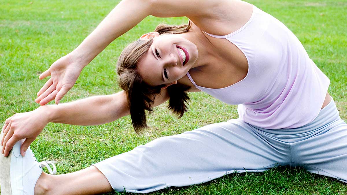 woman flexercising