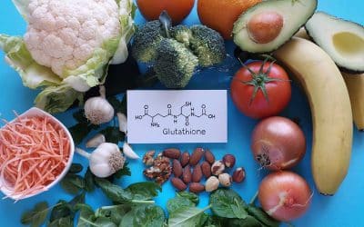 some Glutathione rich foods on a table