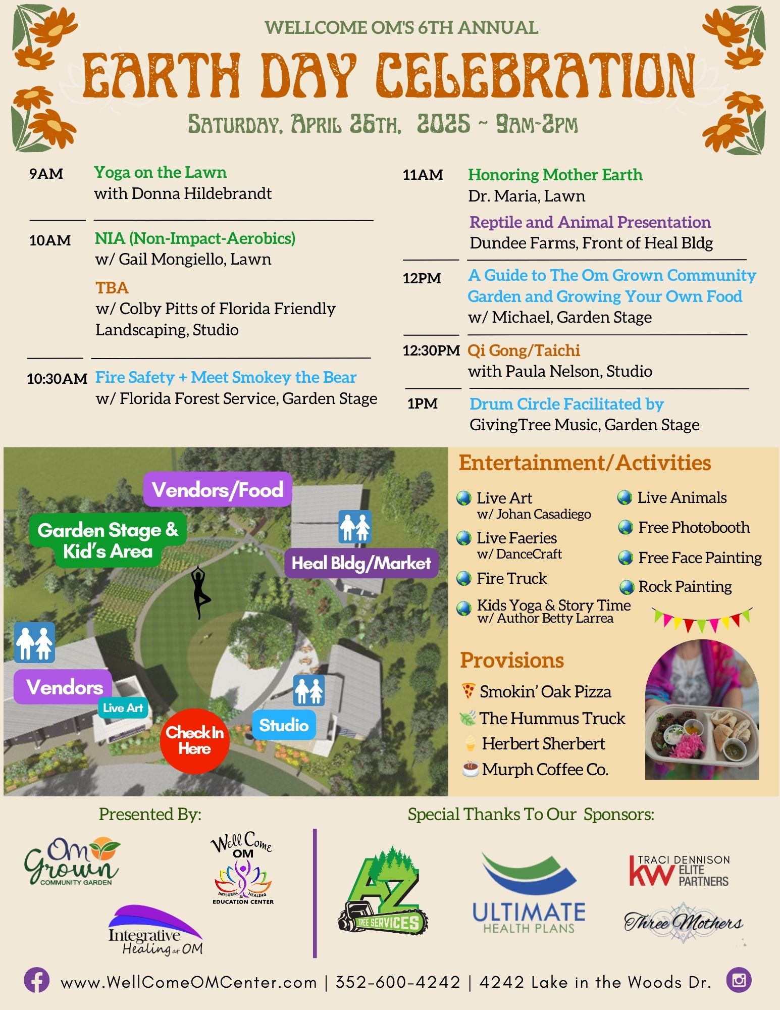 Earth Day Flyer back