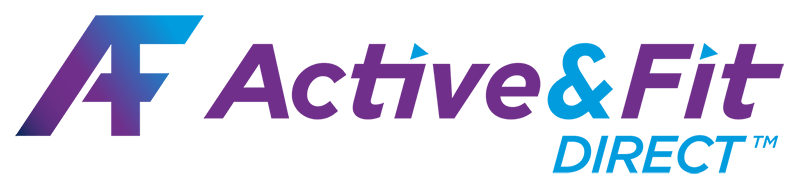 Active & Fit Direct logo featuring a stylized 